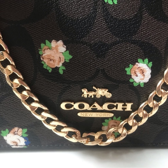 Coach crossbody in vintage rose print - Picture 7 of 11